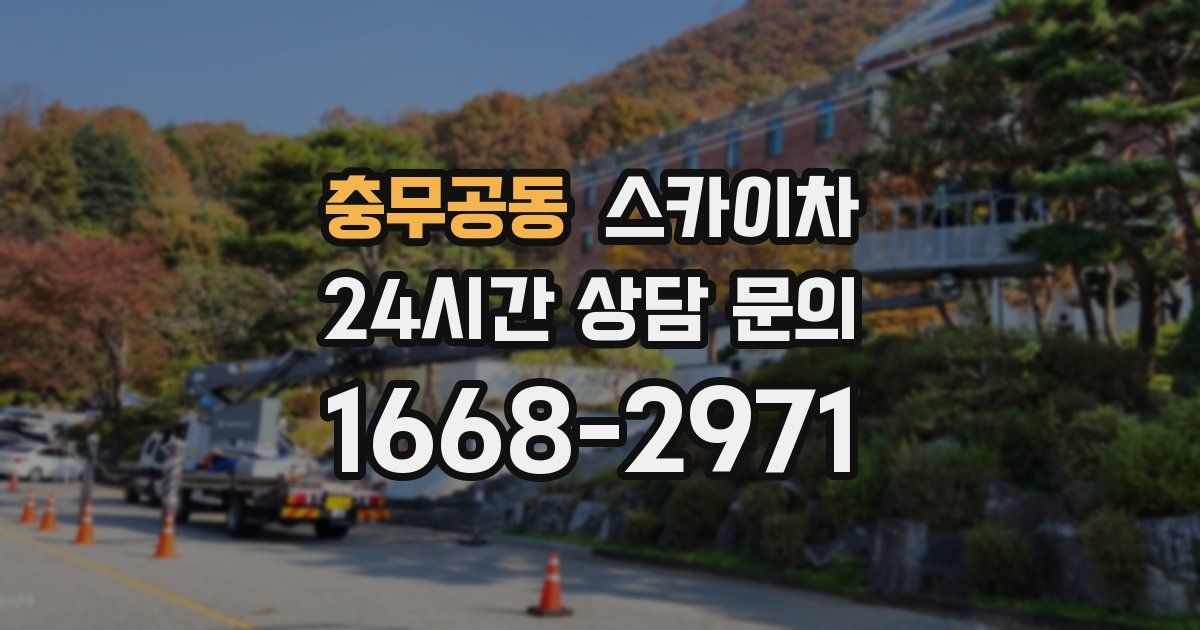 충무공동 스카이차