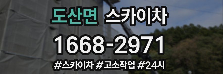 도산면 스카이차