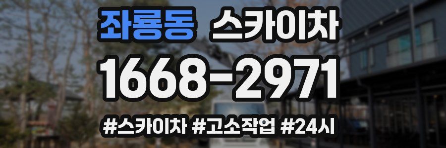 좌룡동 스카이차