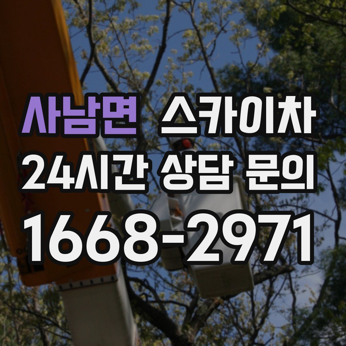 사남면 스카이차