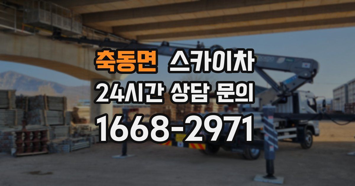 축동면 스카이차