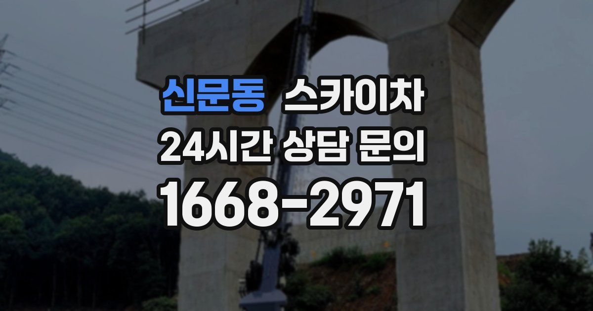 신문동 스카이차