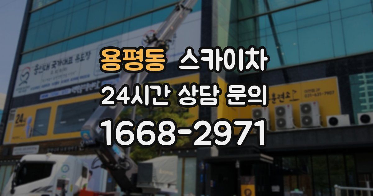 용평동 스카이차