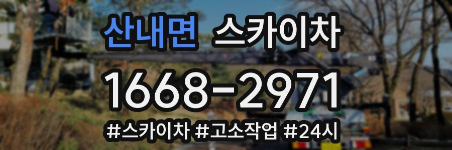 산내면 스카이차