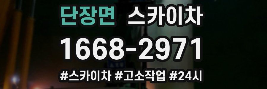 단장면 스카이차