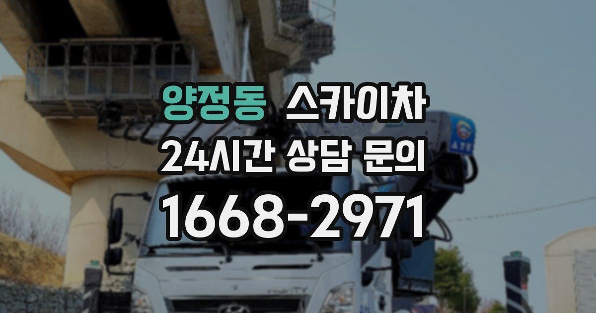 양정동 스카이차