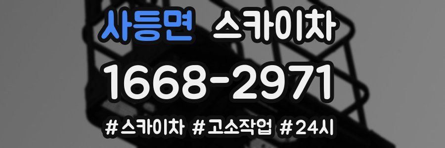 사등면 스카이차