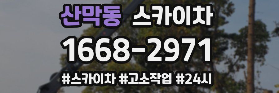 산막동 스카이차