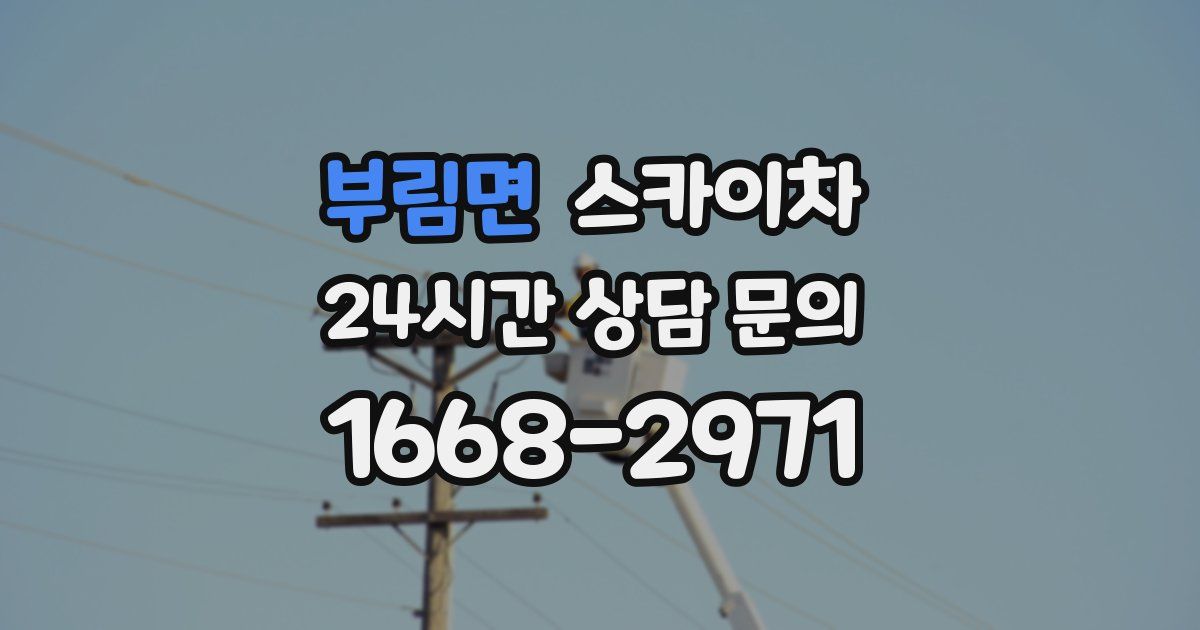 부림면 스카이차