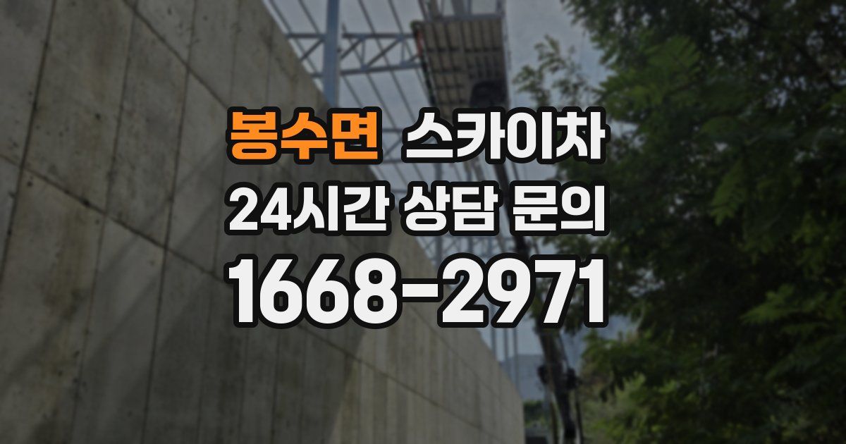 봉수면 스카이차