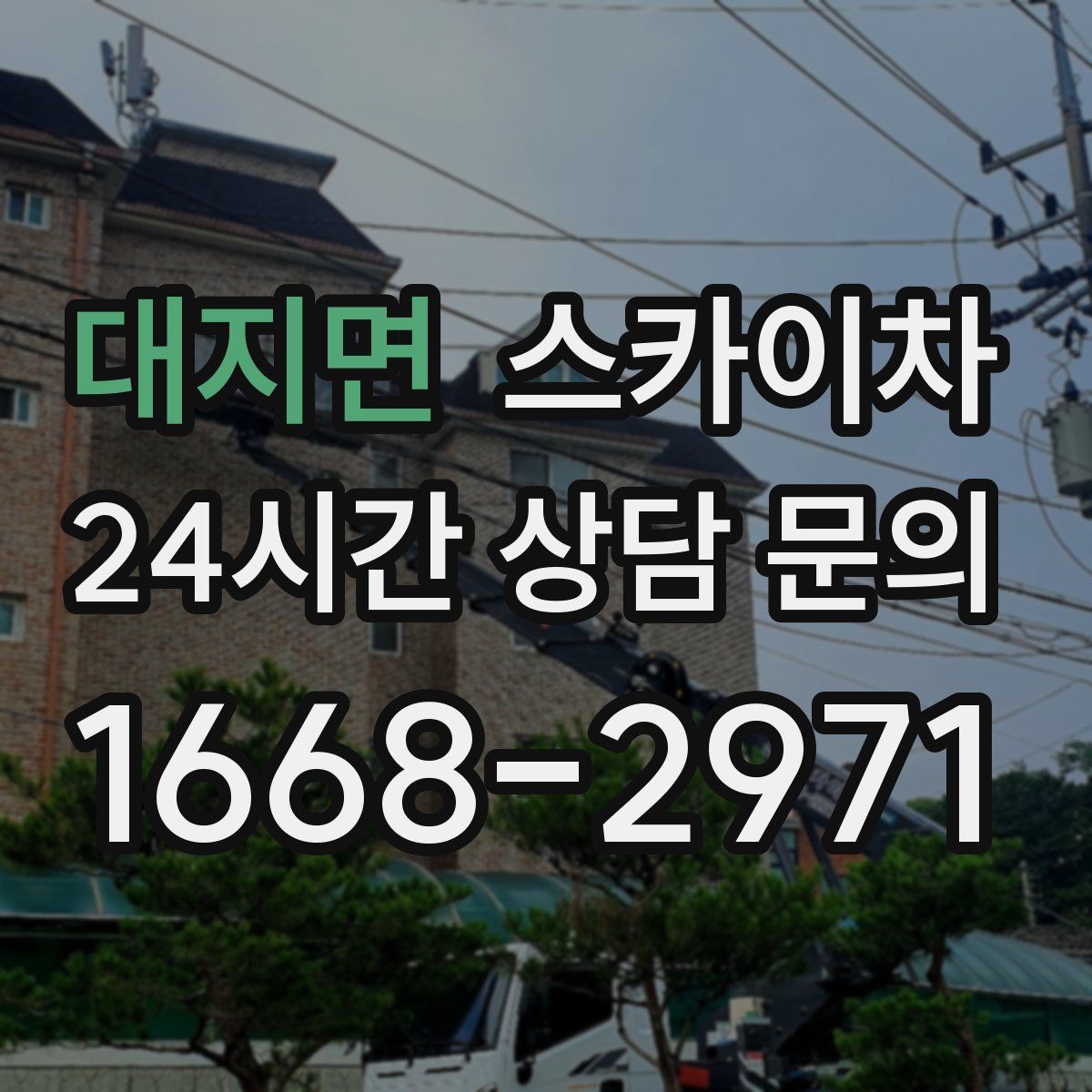 대지면 스카이차