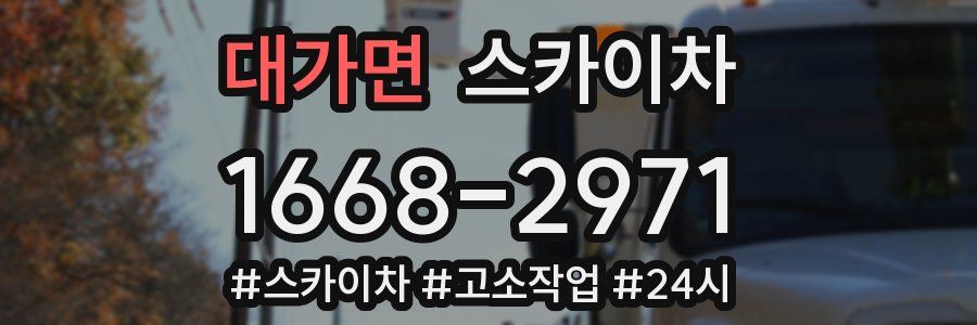 대가면 스카이차