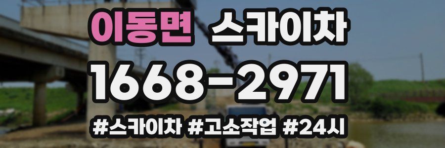 이동면 스카이차