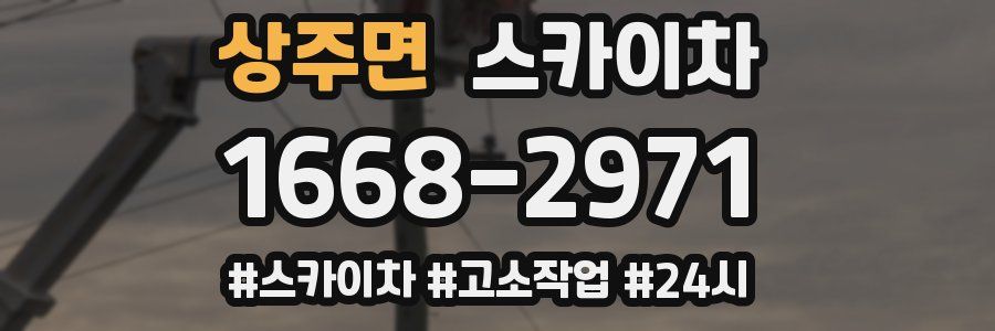 상주면 스카이차