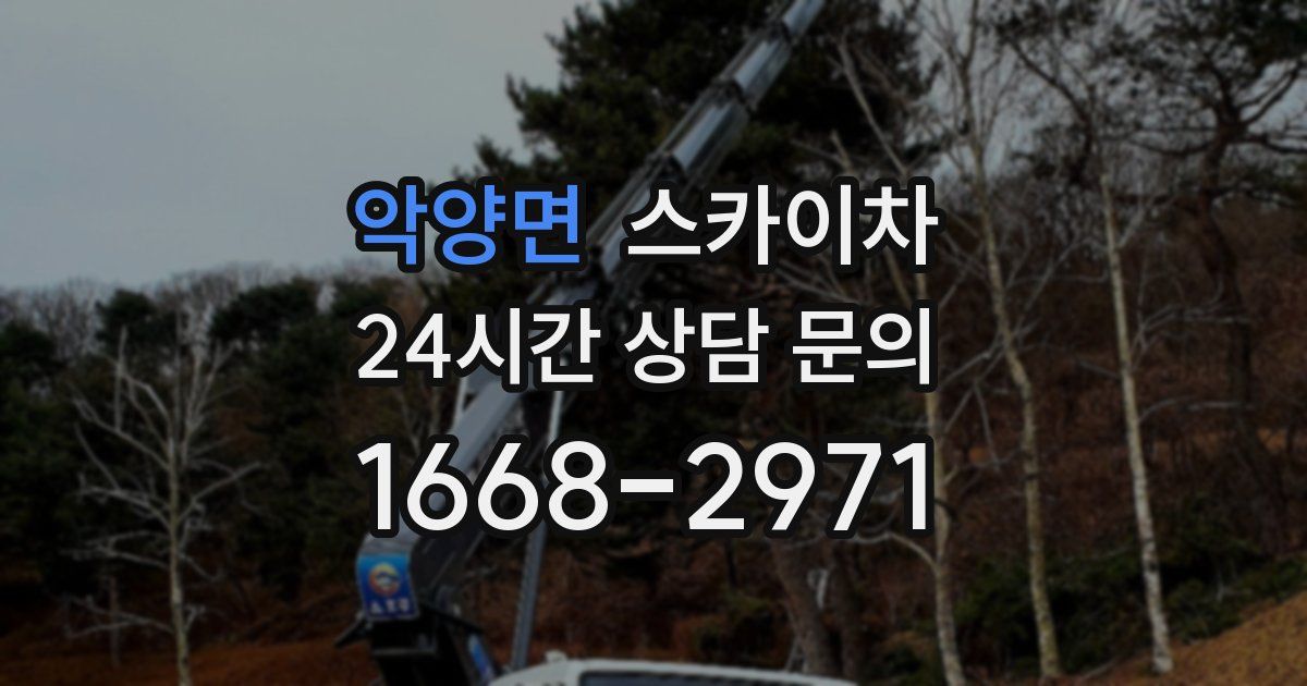 악양면 스카이차