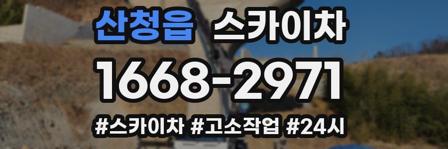 산청읍 스카이차