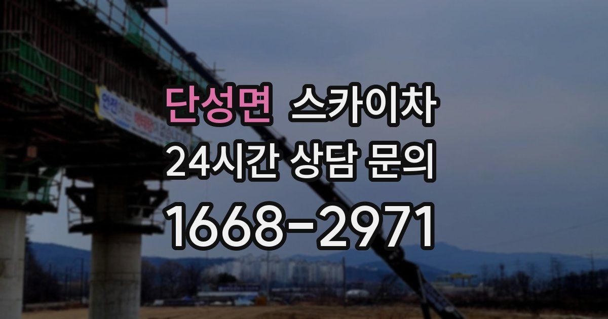 단성면 스카이차