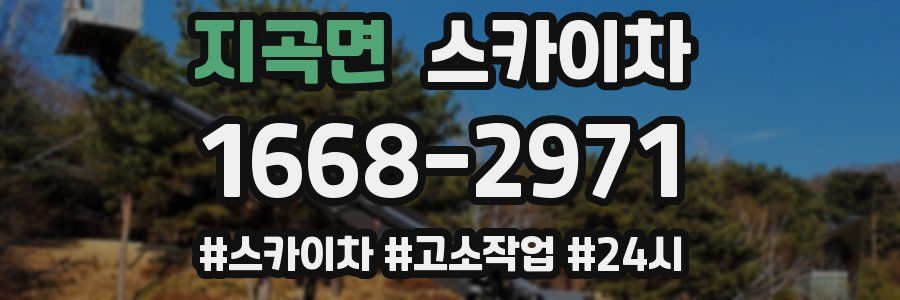 지곡면 스카이차