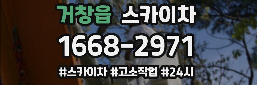 거창읍 스카이차