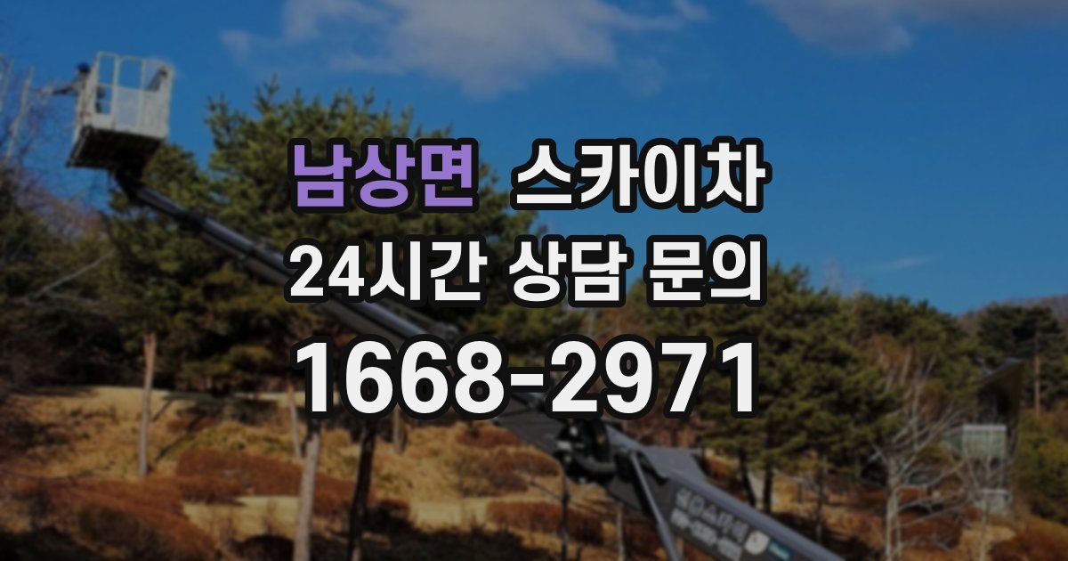 남상면 스카이차