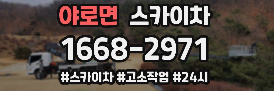 야로면 스카이차