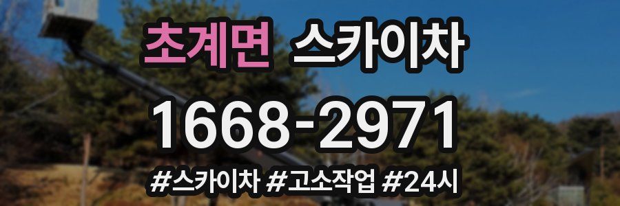 초계면 스카이차