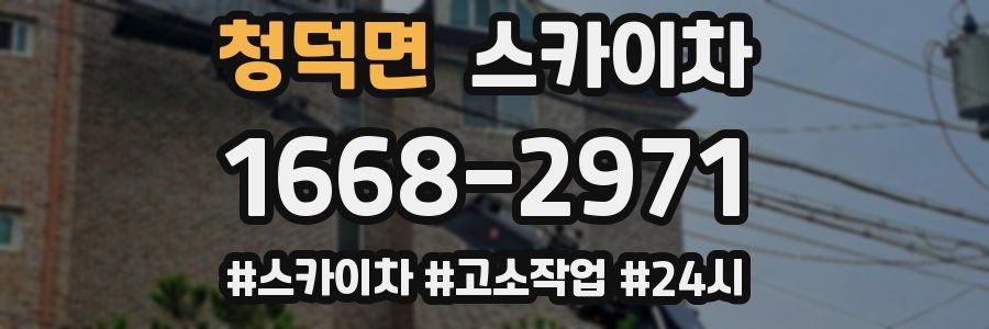 청덕면 스카이차