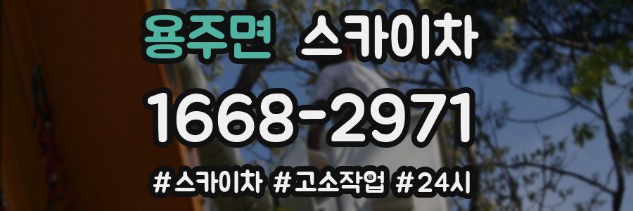 용주면 스카이차