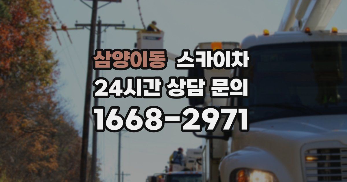 삼양이동 스카이차