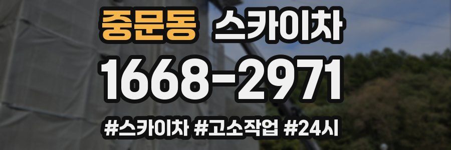 중문동 스카이차