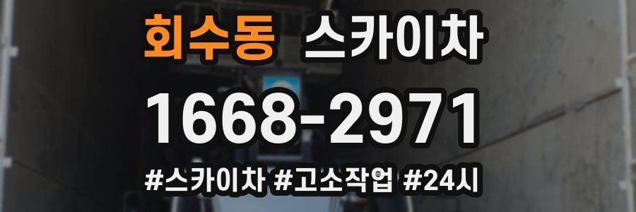 회수동 스카이차