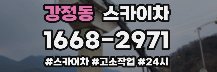 강정동 스카이차