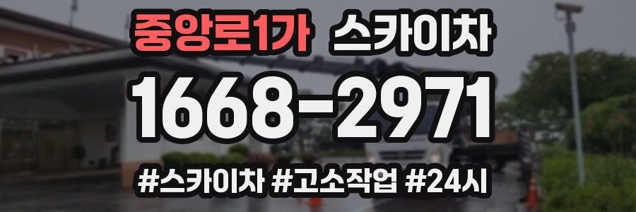 중앙로1가 스카이차