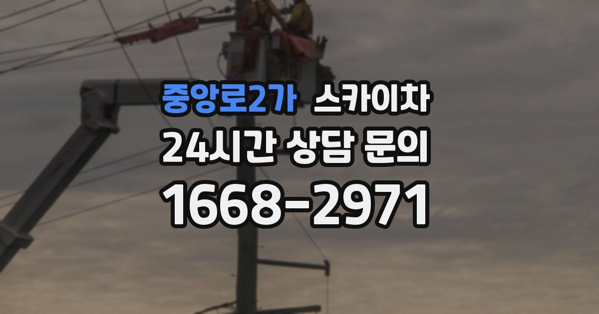 중앙로2가 스카이차