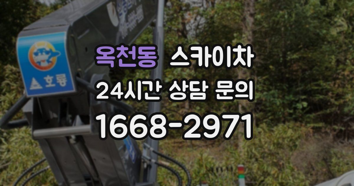 옥천동 스카이차