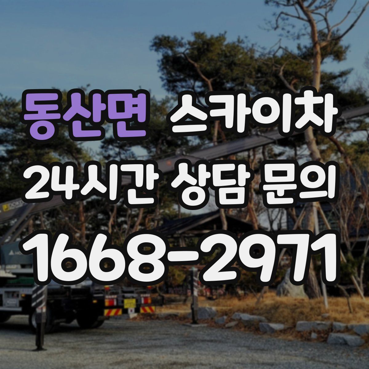 동산면 스카이차