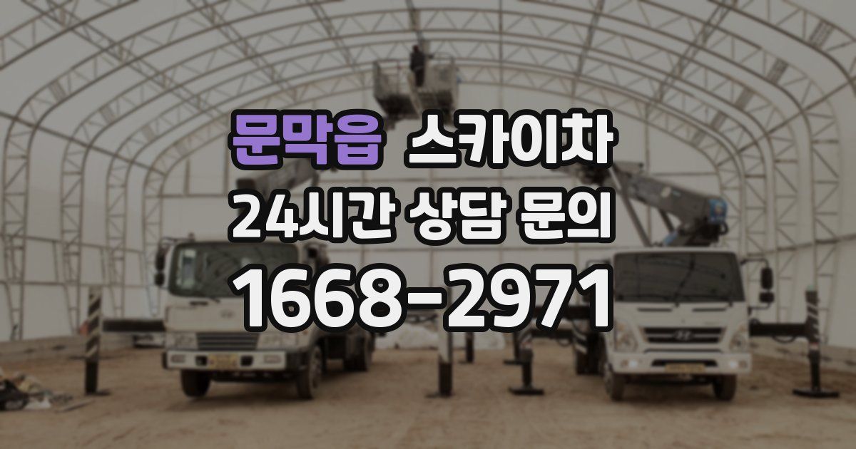 문막읍 스카이차