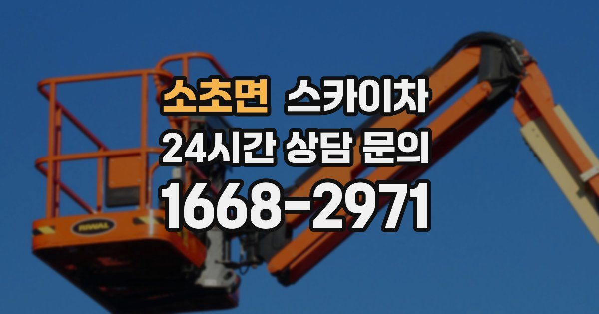 소초면 스카이차