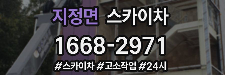 지정면 스카이차