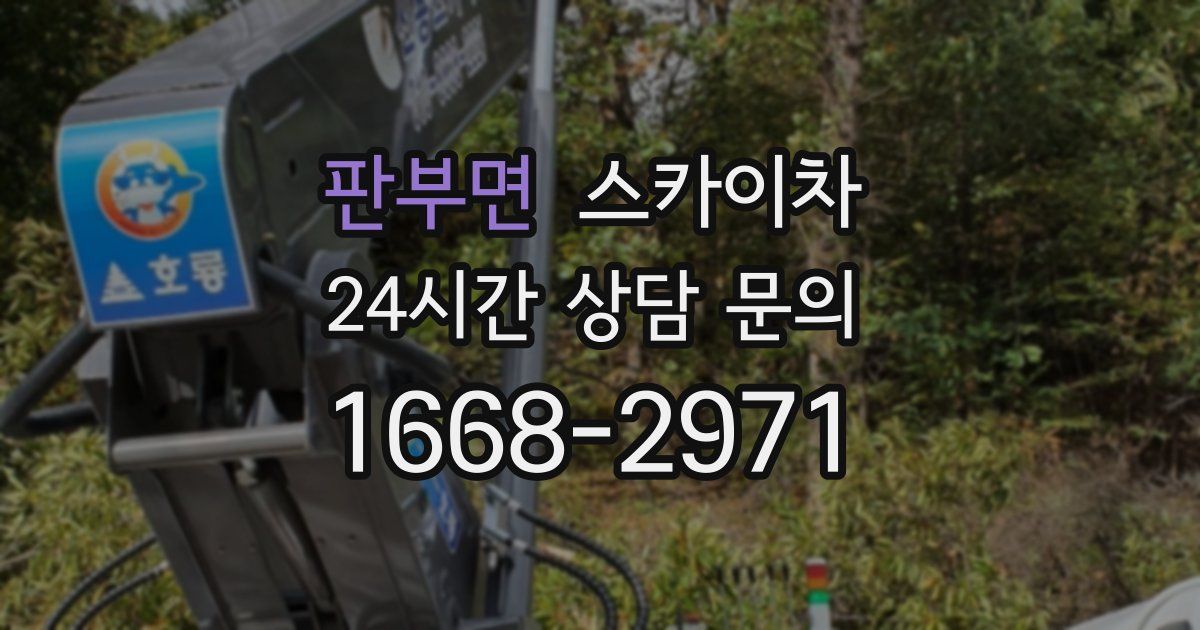 판부면 스카이차