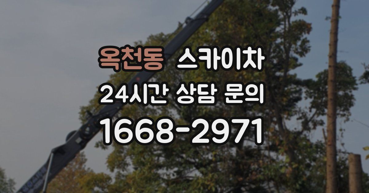 옥천동 스카이차