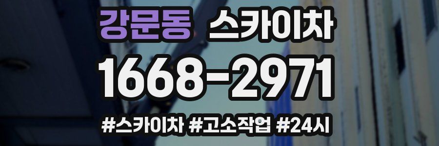 강문동 스카이차