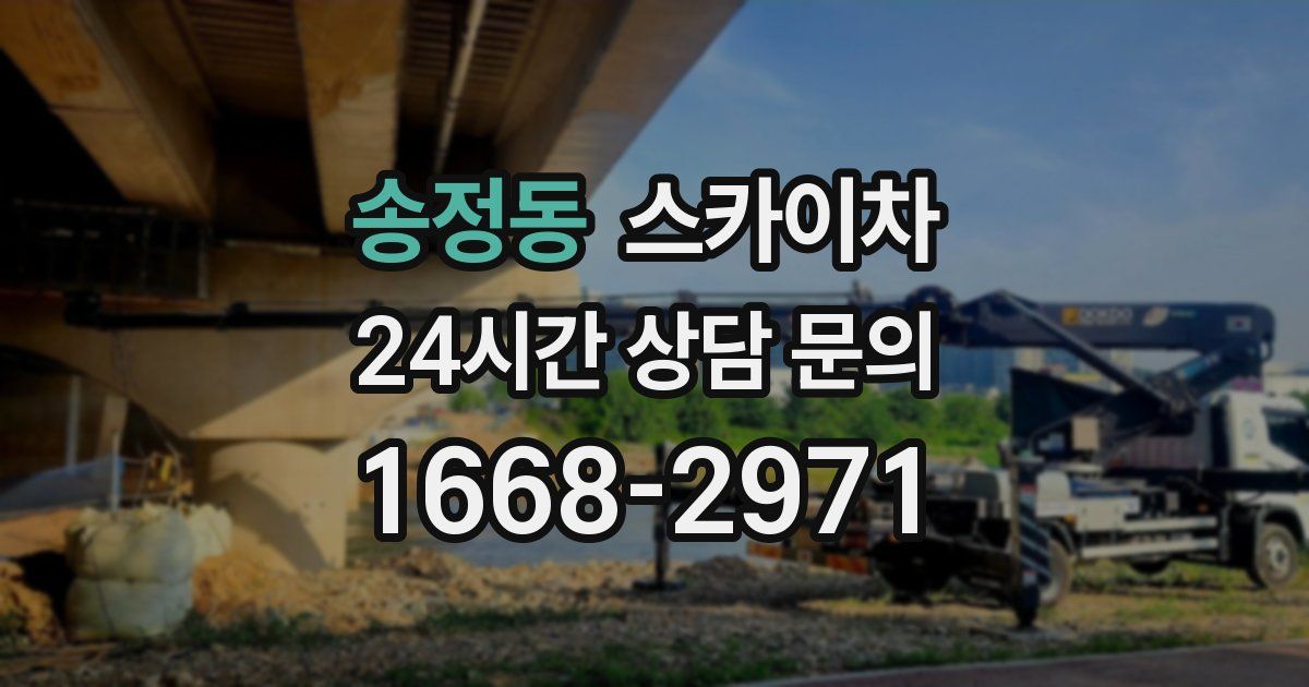 송정동 스카이차