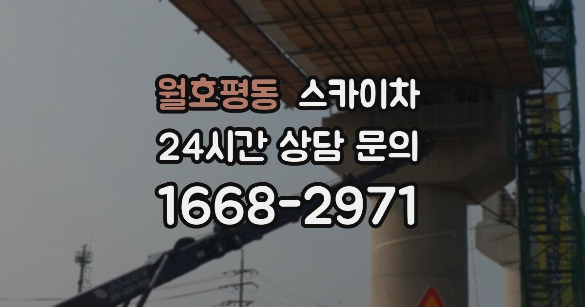 월호평동 스카이차