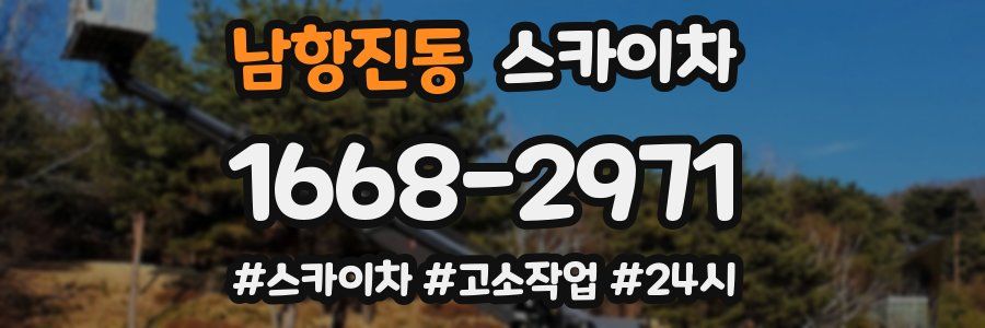 남항진동 스카이차