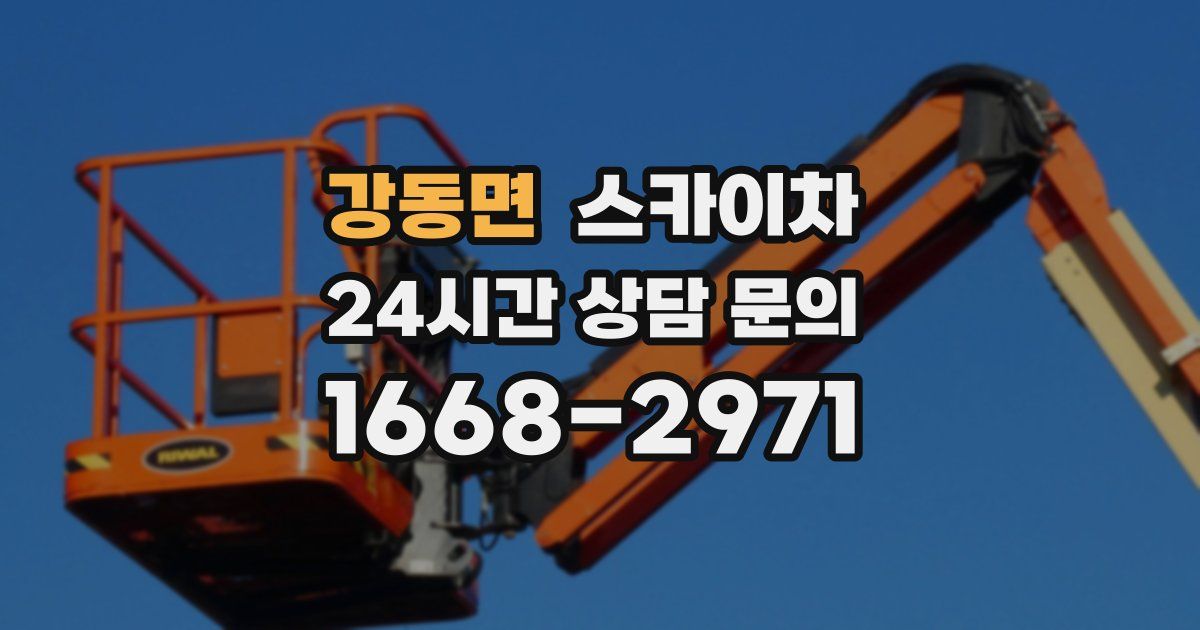 강동면 스카이차