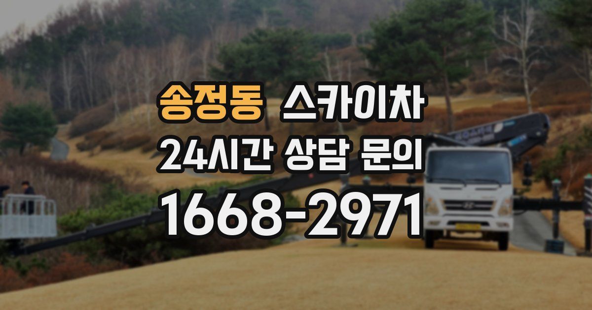 송정동 스카이차