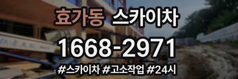 효가동 스카이차