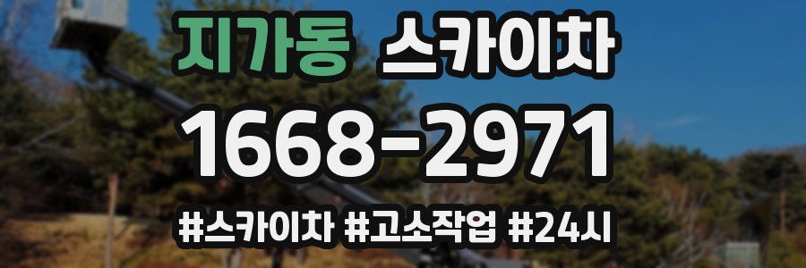 지가동 스카이차