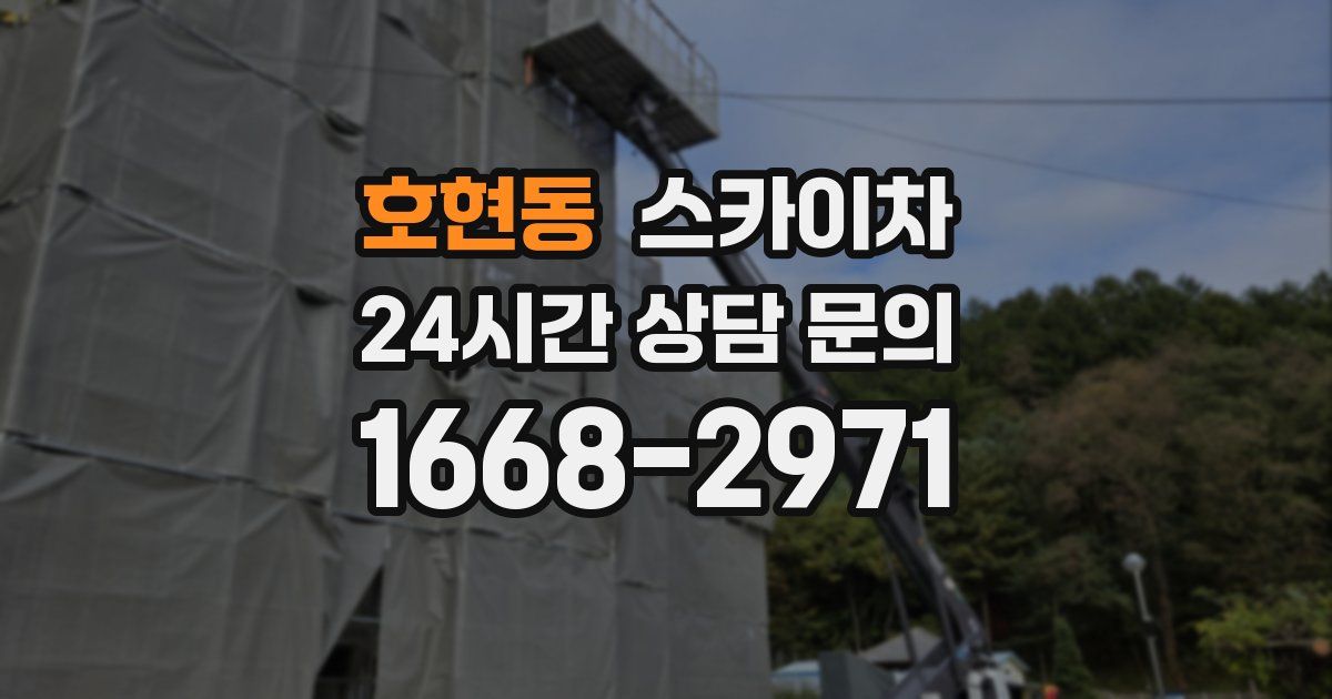 호현동 스카이차